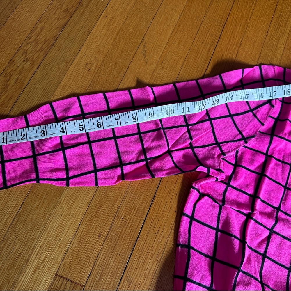 2013 J. Crew Factory Claire Cotton Cardigan in Fuchsia Window, Size L, NWT - Picture 8 of 11